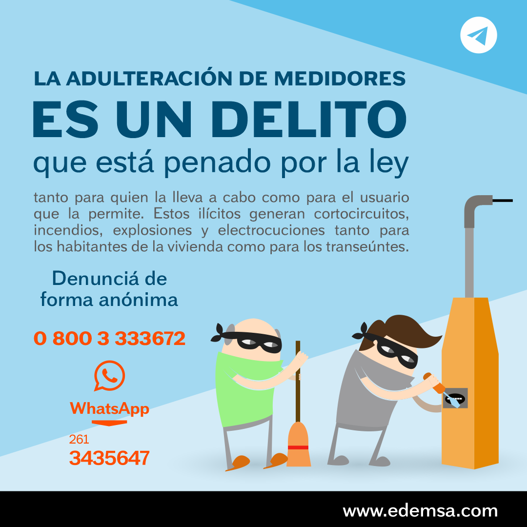 Lee más sobre el artículo La manipulación de medidores es un delito que genera peligro de muerte para las personas